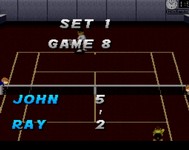 une photo d'Ã©cran de Super Tennis sur Nintendo Super Nes